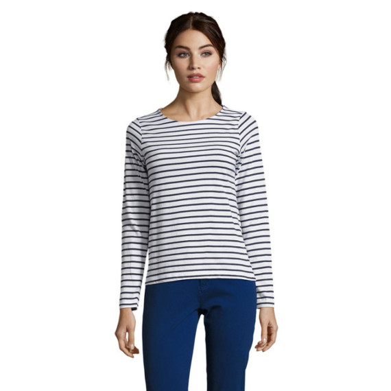 MARINE WOMEN, MARINE WOMEN STRIPE T-SHIRT