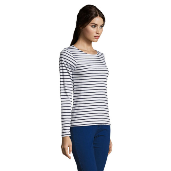 MARINE WOMEN, MARINE WOMEN STRIPE T-SHIRT