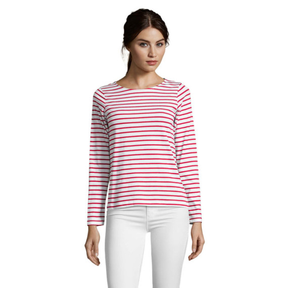 MARINE WOMEN, MARINE WOMEN STRIPE T-SHIRT