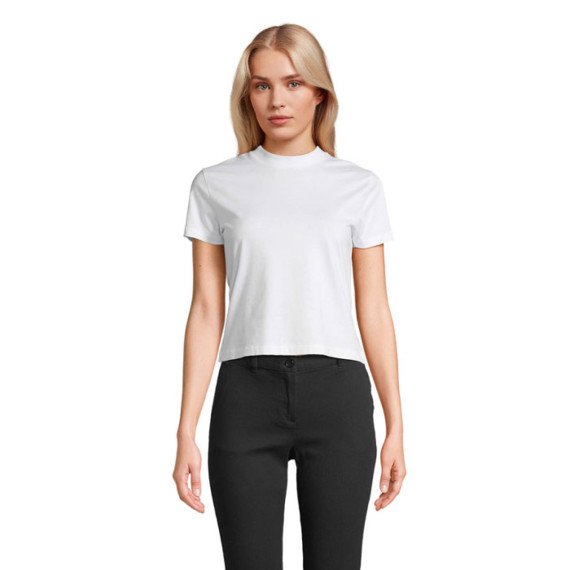 LILIA, LILIA WOMEN CROPPED T-SHIRT