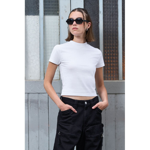 LILIA, LILIA WOMEN CROPPED T-SHIRT