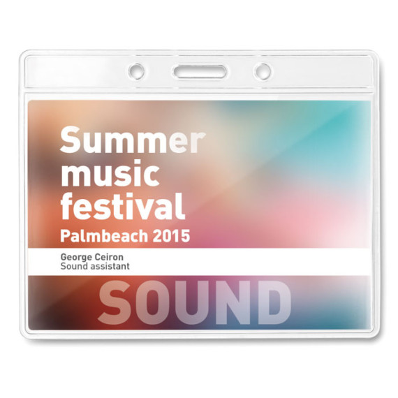 BADGY, Transparentní placka