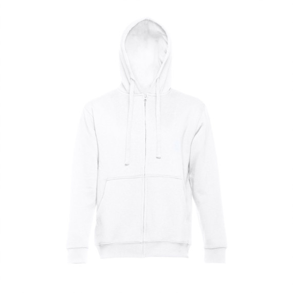 THC AMSTERDAM WH. Pánská mikina s kapucí a zapínáním na zip