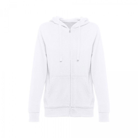 THC AMSTERDAM WOMEN WH. Dámská mikina s kapucí a zapínáním na zip
