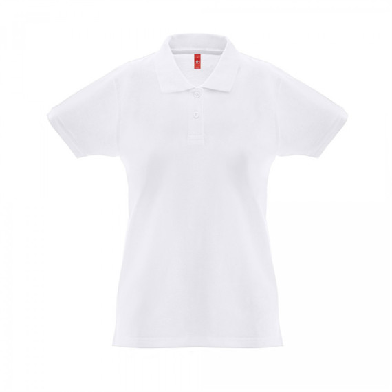 THC MONACO WOMEN WH. Dámské polo triko s krátkým rukávem z mykané bavlny