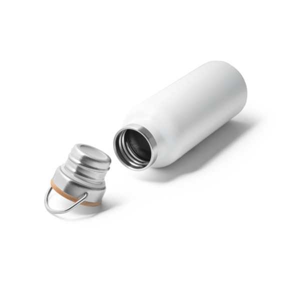 RAGNAR. Dvoustěnná vakuově izolovaná lahev z nerezové oceli (36 % recyklované), 570 ml