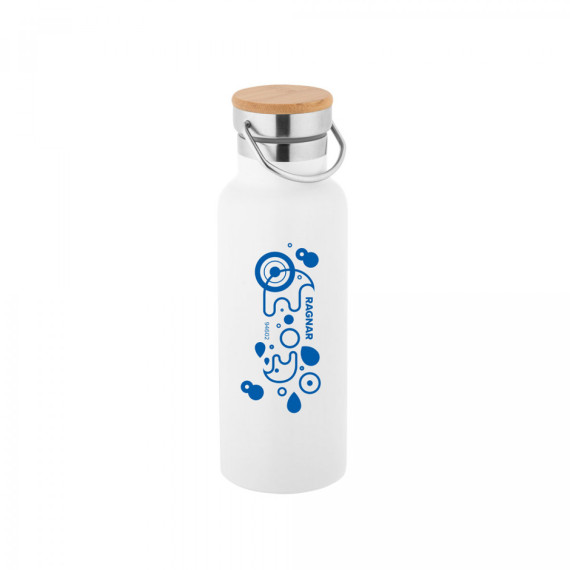 RAGNAR. Dvoustěnná vakuově izolovaná lahev z nerezové oceli (36 % recyklované), 570 ml