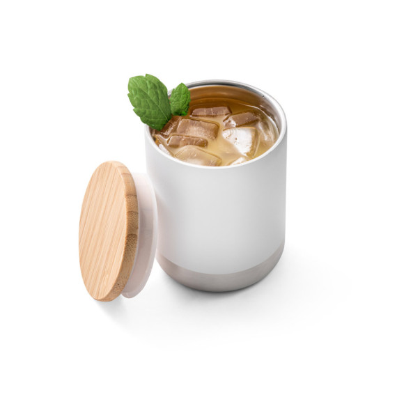 NORRE TUMBLER. Dvoustěnný nerezový (36% recyklace) vakuově izolovaný kelímek 370 ml