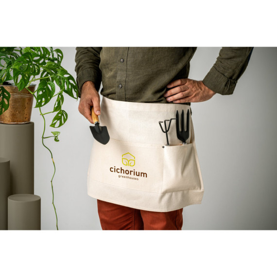 CHICORY. Víceúčelová zástěra z bavlněného plátna (260 g/m²)