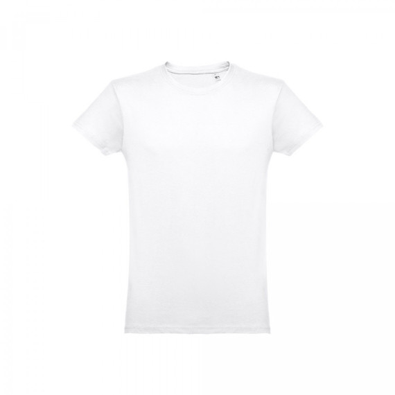 THC LUANDA WH. Pánské tričko z tubulární bavlny. Bílá barva