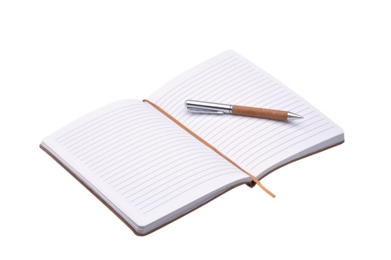 CASTEL zápisník s propiskou v krabičce