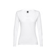 THC BUCHAREST WOMEN WH. Dámské triko s dlouhým rukávem a páskem