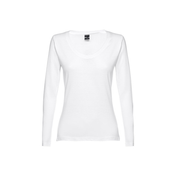 THC BUCHAREST WOMEN WH. Dámské triko s dlouhým rukávem a páskem
