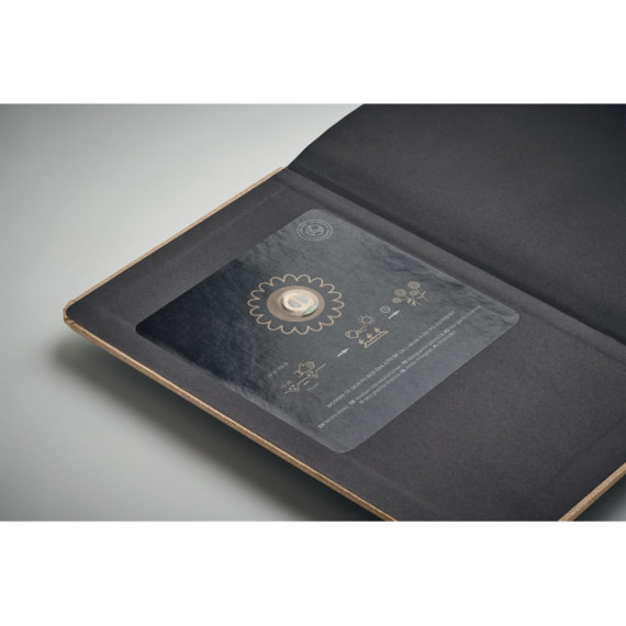 GROW, Zápisník A5 z recykl. papíru