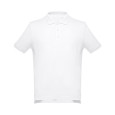 THC ADAM WH. Pánské bavlněné polo tričko s krátkým rukávem. Bílá barva