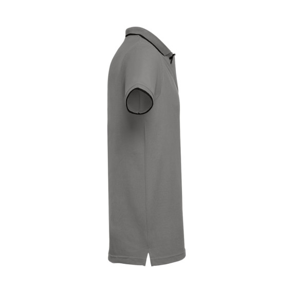 THC ROME. Pánské dvoubarevné bavlněné polo tričko