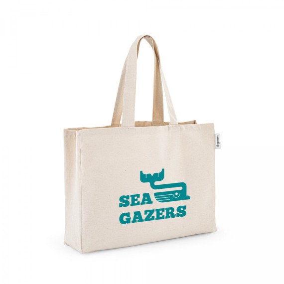 PARMA. Taška z bavlny (50 %), recyklované bavlny (30 %) a polyesteru (20% rPET) (280 g/m²)