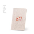 ORGANIC SOFT. Poznámkový blok formátu A6 s pružným krytem vyrobeným z organické sloní hmoty (80%)