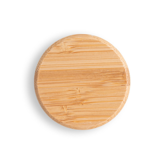 QUETA. Hliníková láhev s bambusovým víčkem 550 ml