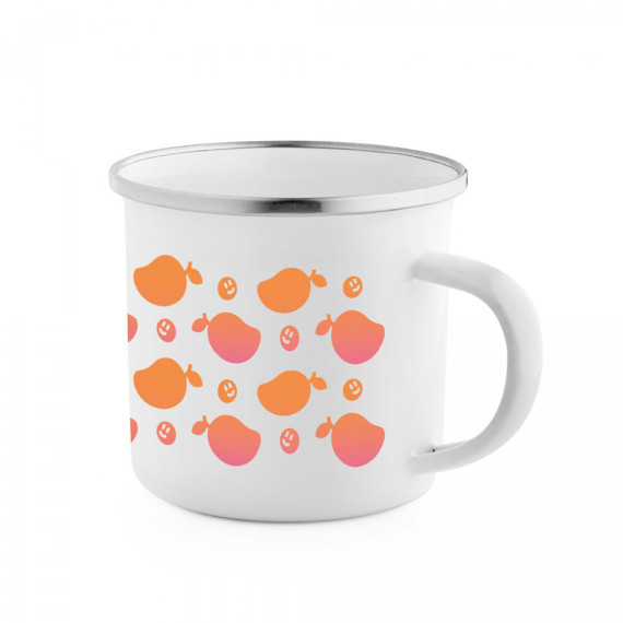 GOTZE SUB. Smaltovaný hrnek s pro sublimaci 350 ml