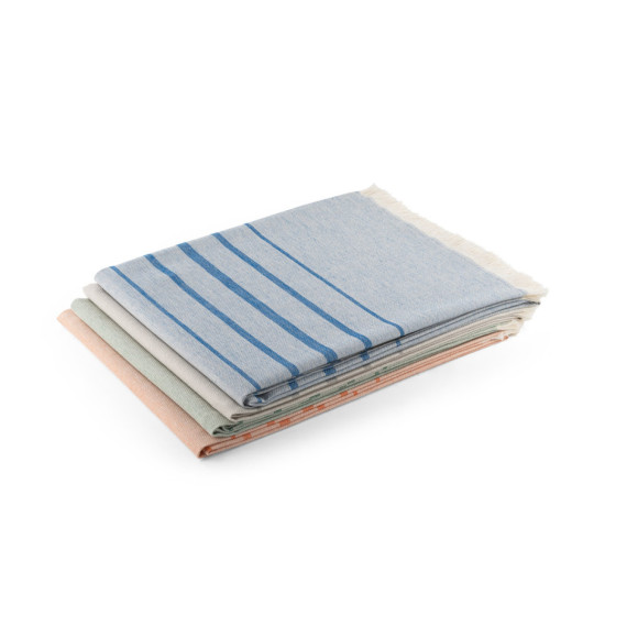 CAPLAN. Multifunkční ručník (260 g/m²) vyrobený z lehké a odolné bavlny (90 %) a recyklované bavlny (10 %)