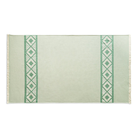 MALEK. Multifunkční a osuška (350g/m²) vyrobená z lehké a odolné bavlny (85 %) a recyklované bavlny (15 %)