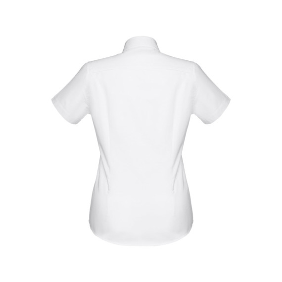 THC LONDON WOMEN WH. Dámská oxfordská košile s krátkým rukávem. Bílá barva