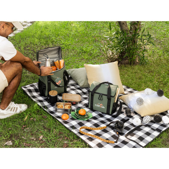 ROMA M. Polstrovaná termo taška z materiálu 600D rPET a ripstopu 11 L