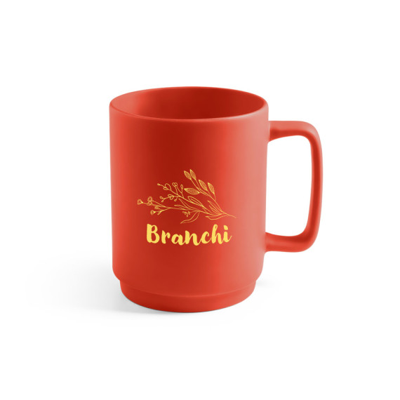 MIGHTY. Keramický hrnek s válcovým tělem 330 mL