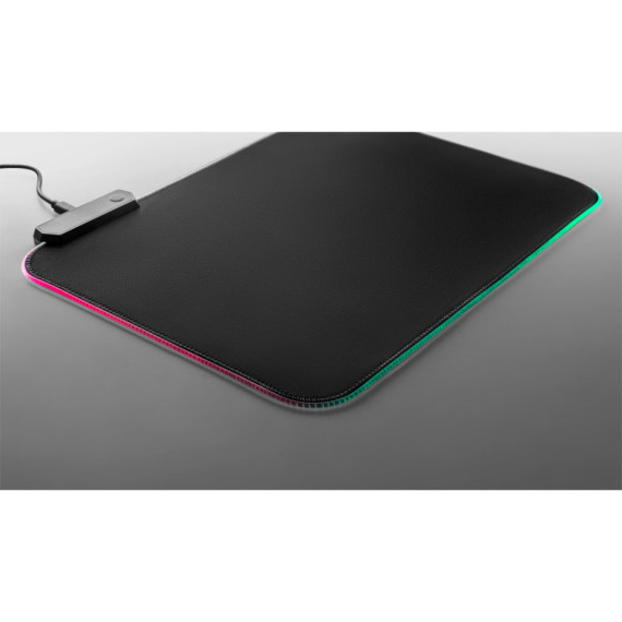 THORNE MOUSEPAD RGB. Herní podložka pod myš s RGB LED osvětlením z polyesteru