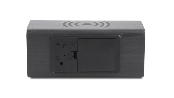 Stolní hodiny s bezdrátovou indukční nabíječkou CORNELL