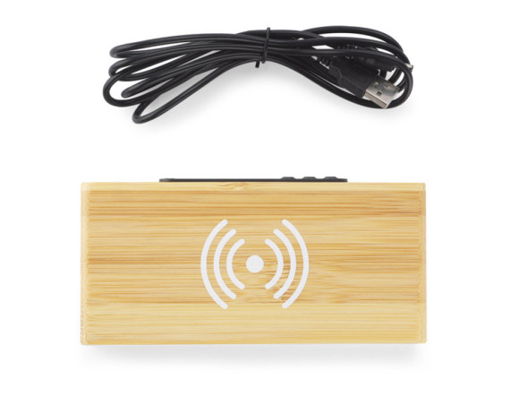 Stolní hodiny s indukční nabíječkou INDUCTO