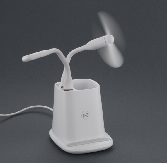 Stoján na psací potřeby s indukční nabíječkou BERGO