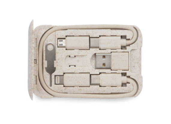 Stojan na telefon s nabíjecími kabely OLIN