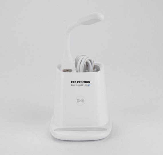 Stojánek na tužky s indukční nabíječkou