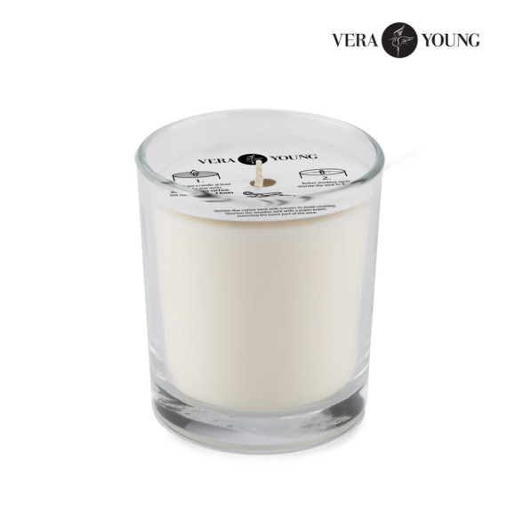 Sójová svíčka 170 g - Lemongrass & Ginger - VERA YOUNG