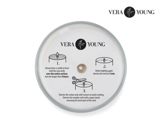 Sójová svíčka 170 g - Plum & Patchouli - VERA YOUNG