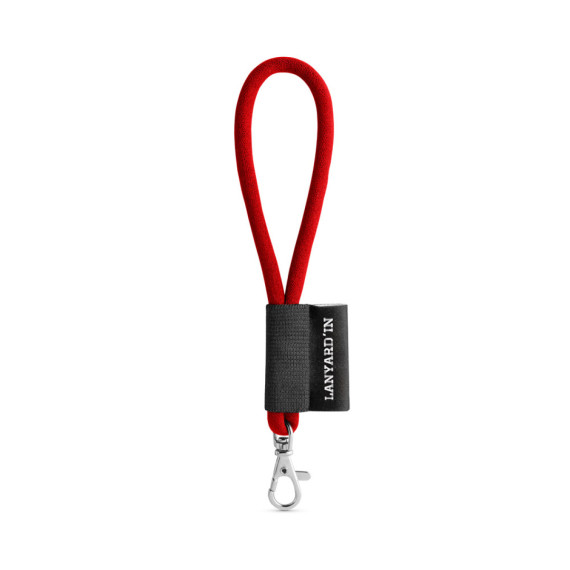 75090. SET Lanyard TUBE Short (Ø 7 mm) s karabinou 9 mm