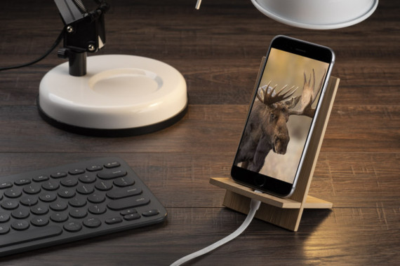 Bambusový držák na telefon RAGA