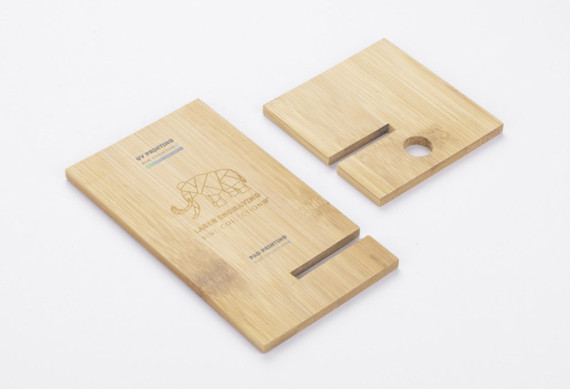 Bambusový držák na telefon RAGA