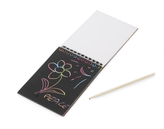 Zápisník s  stíracími lištami GRAFI