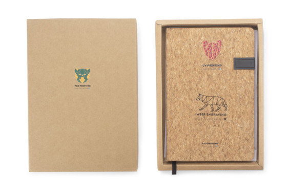 Zápisník MENTE s USB flash diskem 16 GB, A5