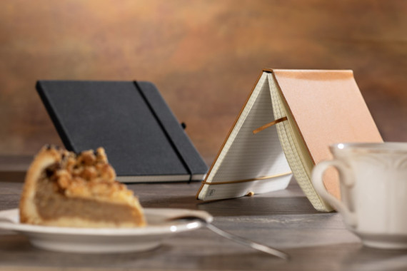 PU recyklovaný zápisník, GLITZO A5