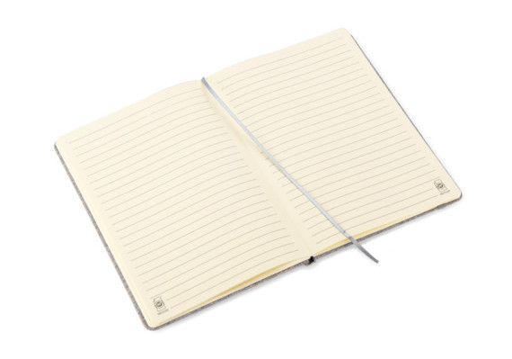 Bavlněný recyklovaný zápisník BIVELLO A5