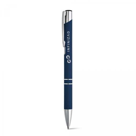 BETA SOFT. Kuličkové pero v hliníkovém a gumovém provedení