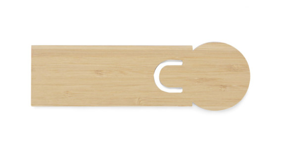 Bambusové pravítko s poznámkovými lístky BEMO