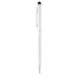 ZOE BK. Hliníkové kuličkové pero s dotykovou špičkou