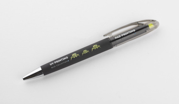 Kuličkové pero se zvýrazňovačem HILIG