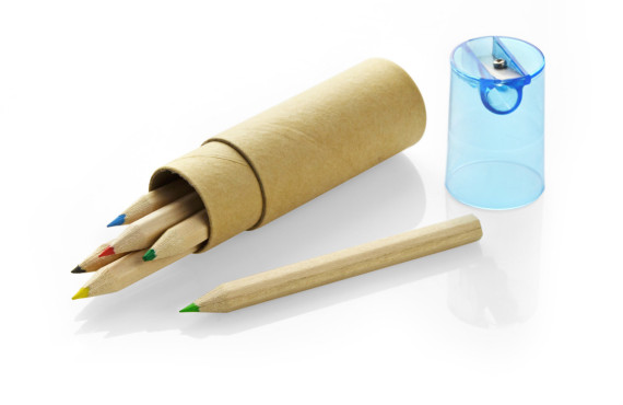 Pastelky s ořezávátkem 6 ks. FARVE