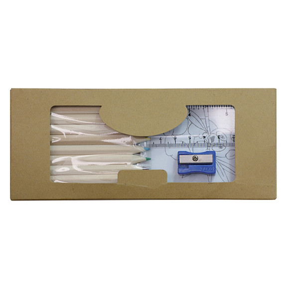 Pastelky s omalovánkou DECOR